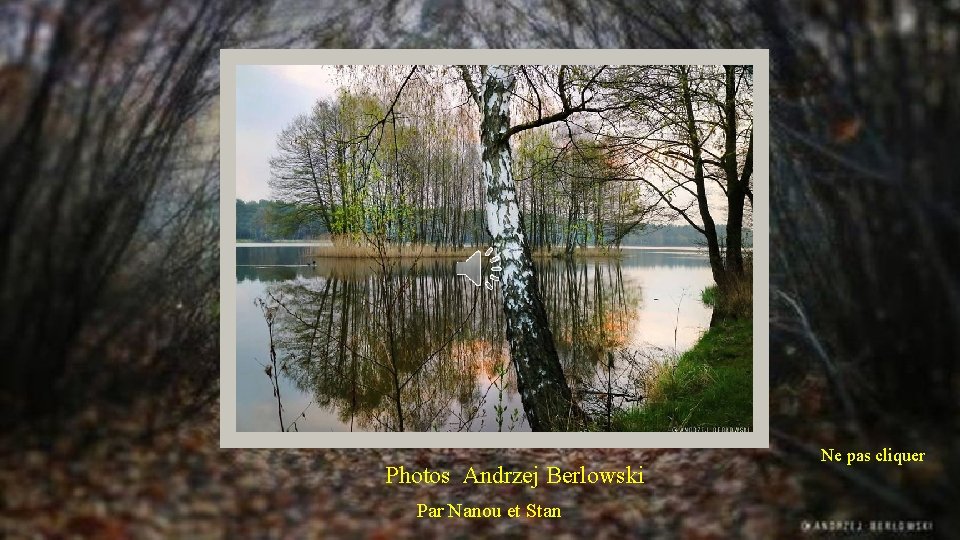Charles Baudelaire Chant d’automne Photos Andrzej Berlowski Par Nanou et Stan Ne pas cliquer