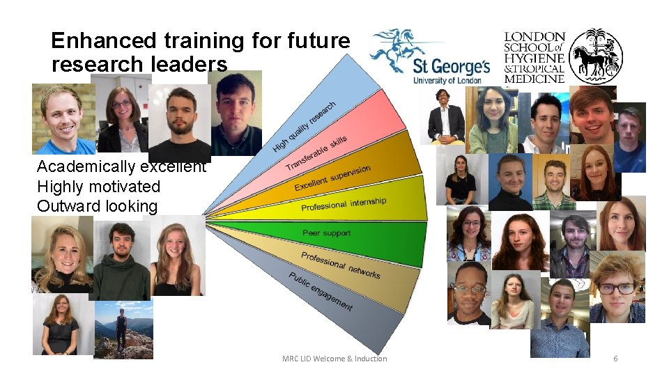 Enhanced training for future research leaders Academically excellent Highly motivated Outward looking MRC LID