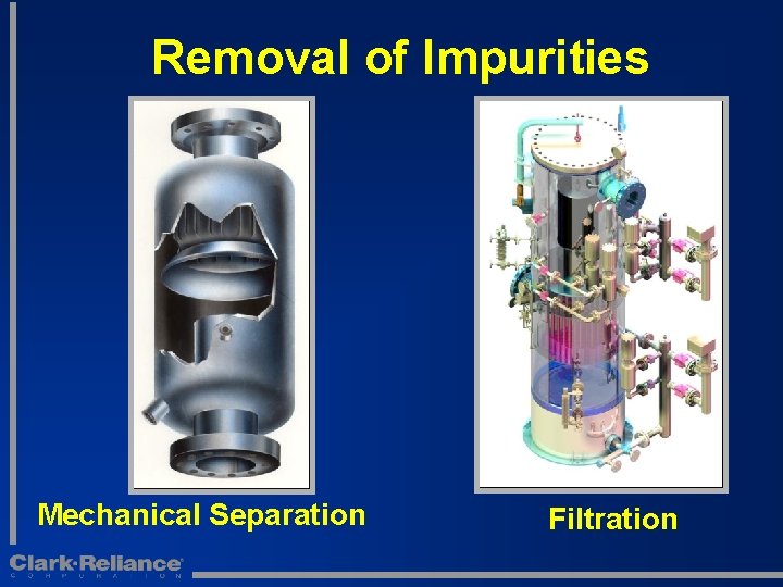 Removal of Impurities Mechanical Separation Filtration 