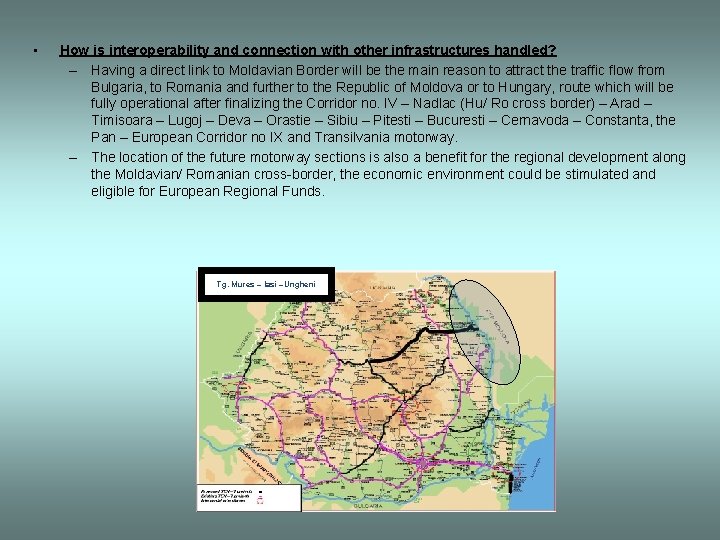  • How is interoperability and connection with other infrastructures handled? – Having a