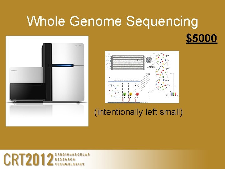 Whole Genome Sequencing $5000 (intentionally left small) 