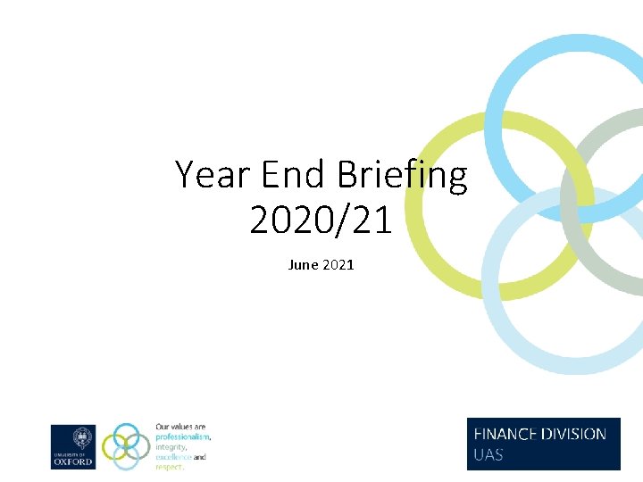 Year End Briefing 2020/21 June 2021 