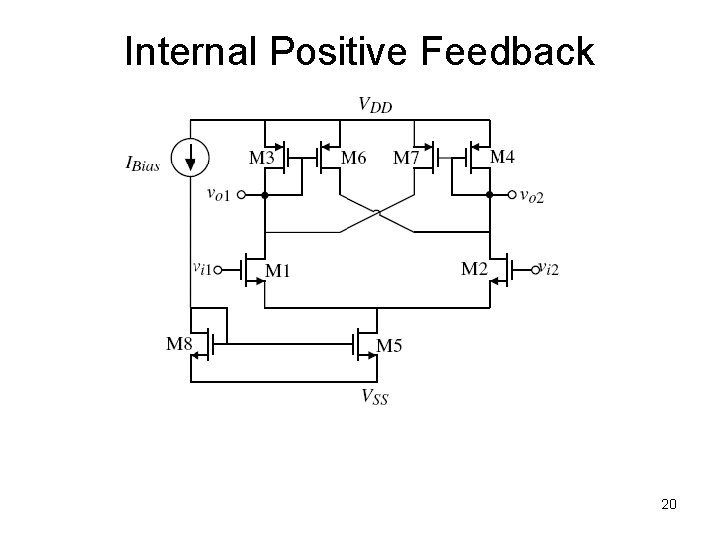 Internal Positive Feedback 20 