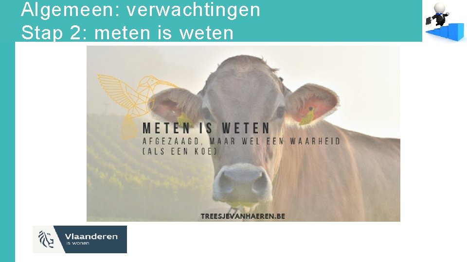 Algemeen: verwachtingen Stap 2: meten is weten 