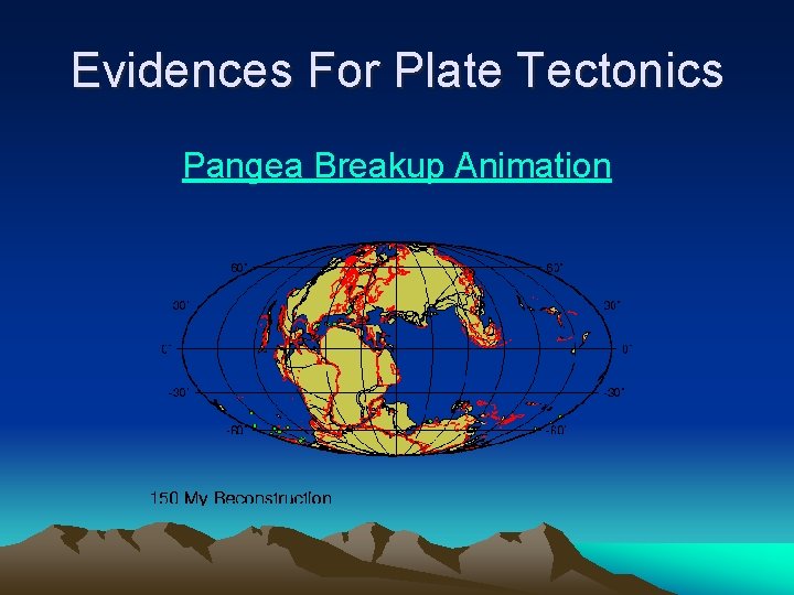 Evidences For Plate Tectonics Pangea Breakup Animation 