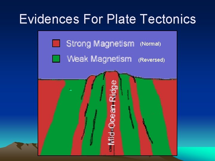 Evidences For Plate Tectonics (Normal) (Reversed) • 