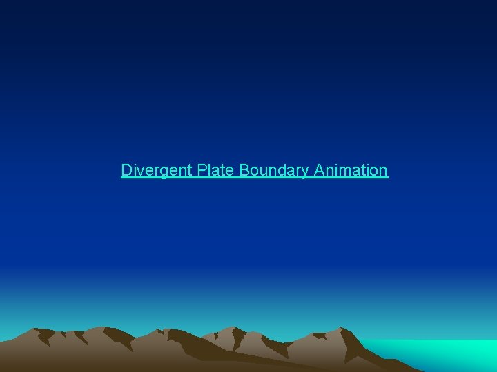 Divergent Plate Boundary Animation 