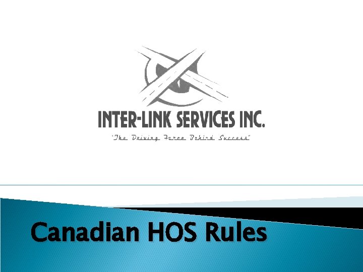 Canadian HOS Rules 