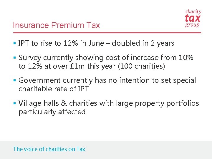 Insurance Premium Tax § IPT to rise to 12% in June – doubled in