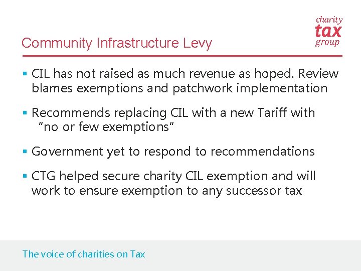 Community Infrastructure Levy § CIL has not raised as much revenue as hoped. Review