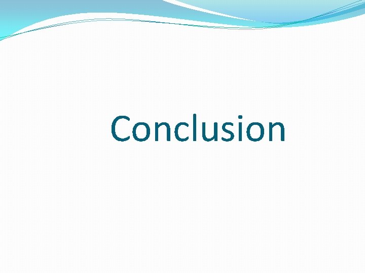 Conclusion 