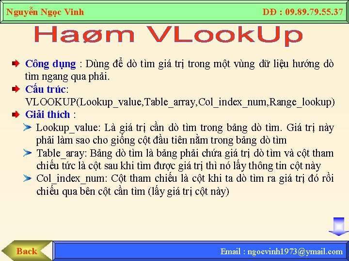 Nguyễn Ngọc Vinh DĐ : 09. 89. 79. 55. 37 Công dụng : Dùng