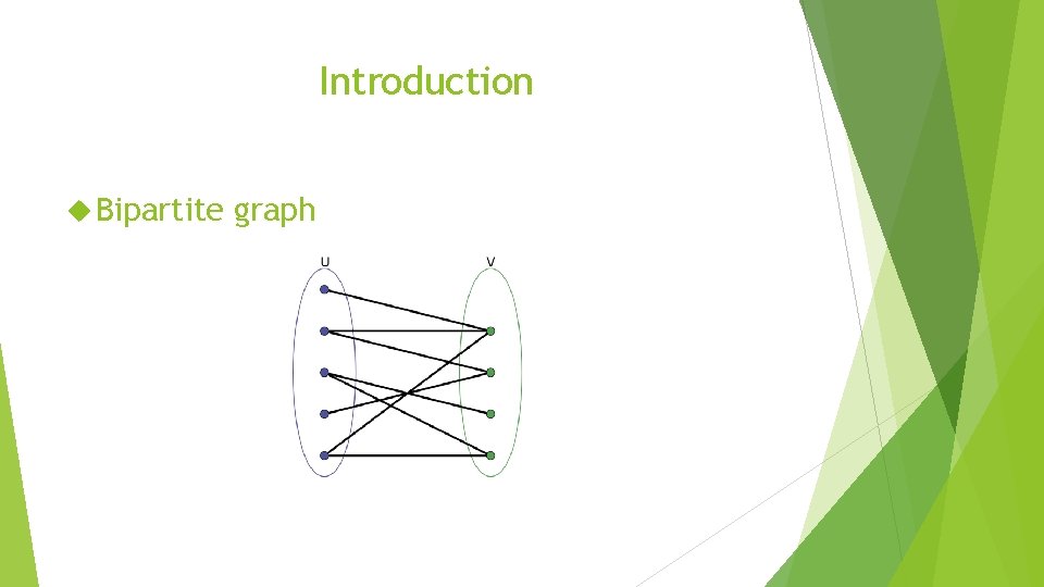 Introduction Bipartite graph 