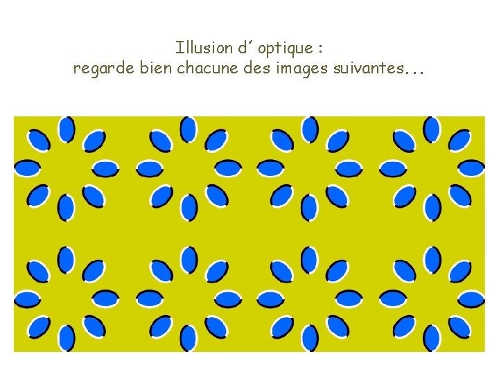 Illusion d´optique : regarde bien chacune des images suivantes. . . 