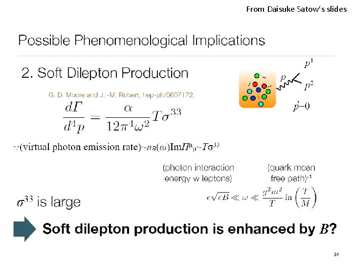 From Daisuke Satow’s slides 