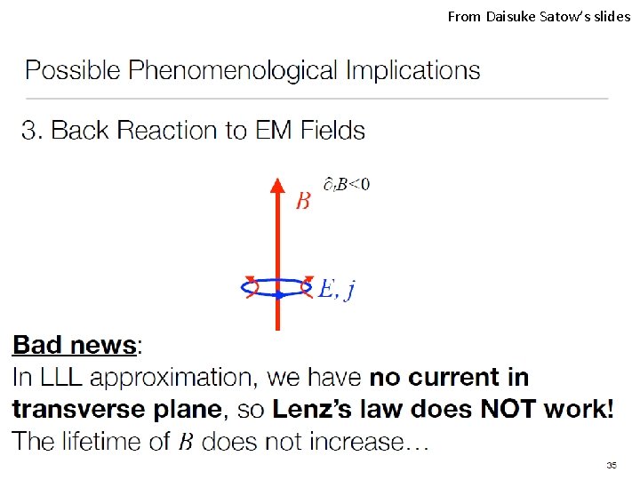 From Daisuke Satow’s slides 