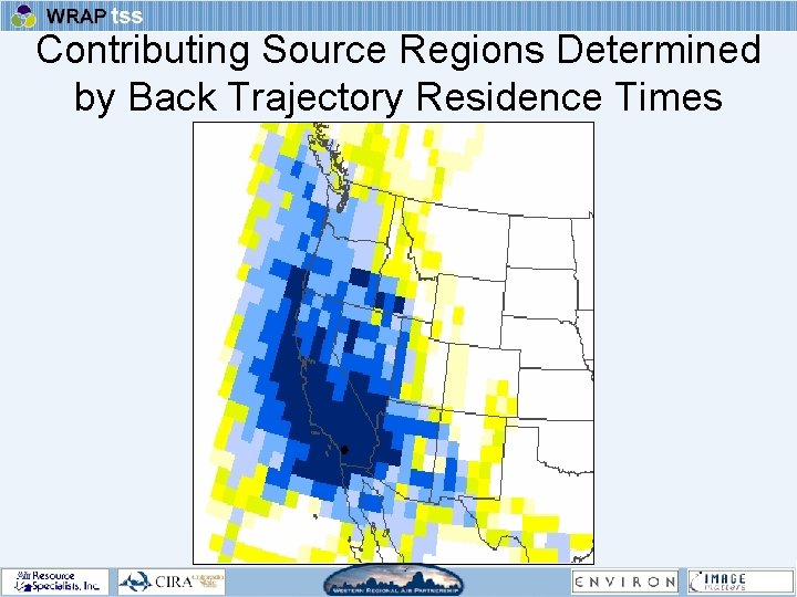 Contributing Source Regions Determined by Back Trajectory Residence Times 