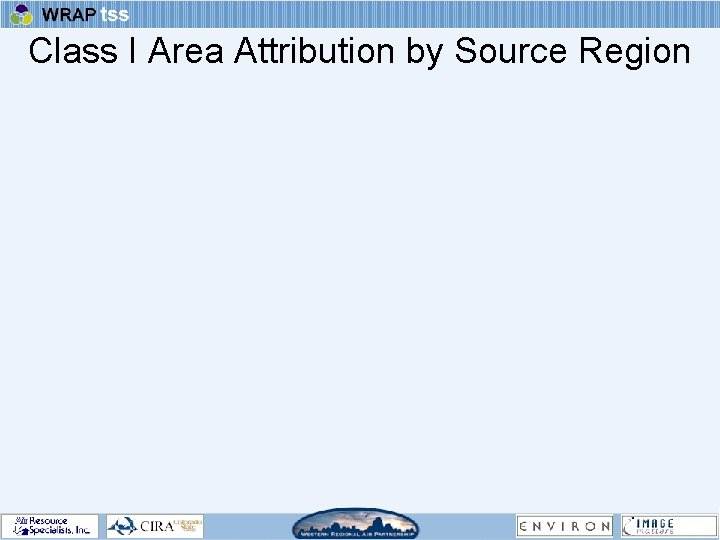 Class I Area Attribution by Source Region 