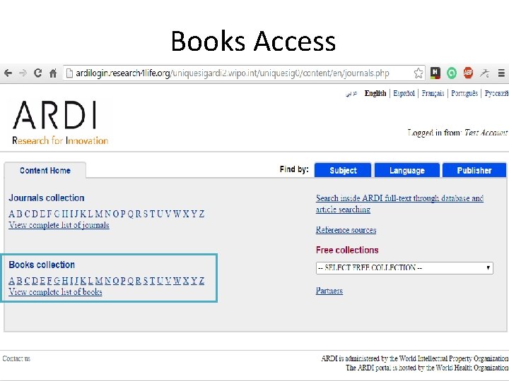 Books Access 