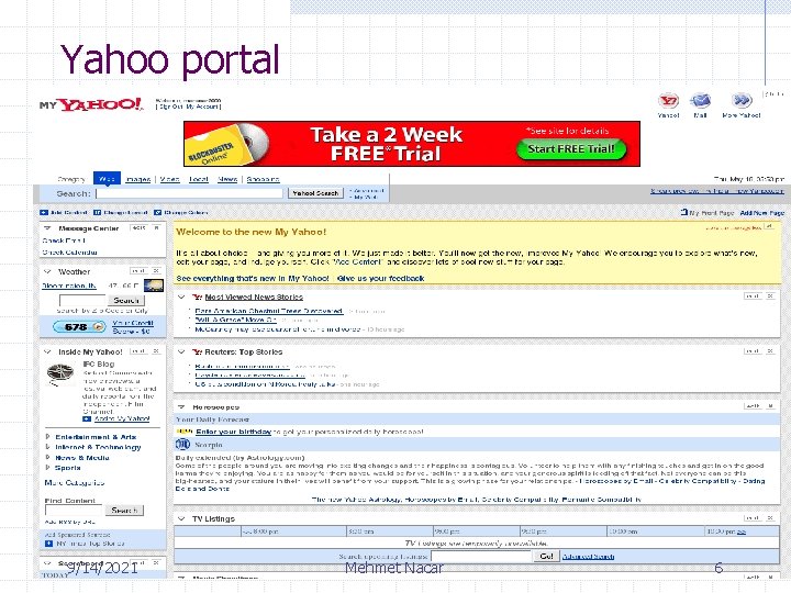 Yahoo portal 9/14/2021 Mehmet Nacar 6 