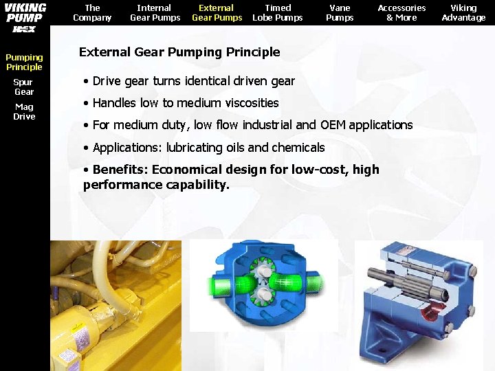 The Company Pumping Principle Spur Gear Mag Drive Internal Gear Pumps External Gear Pumps