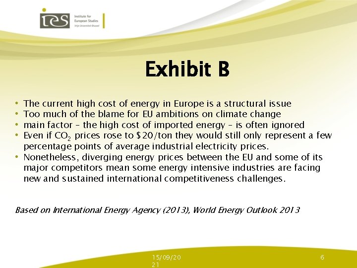 The EU 2030 Climate and energy framework as