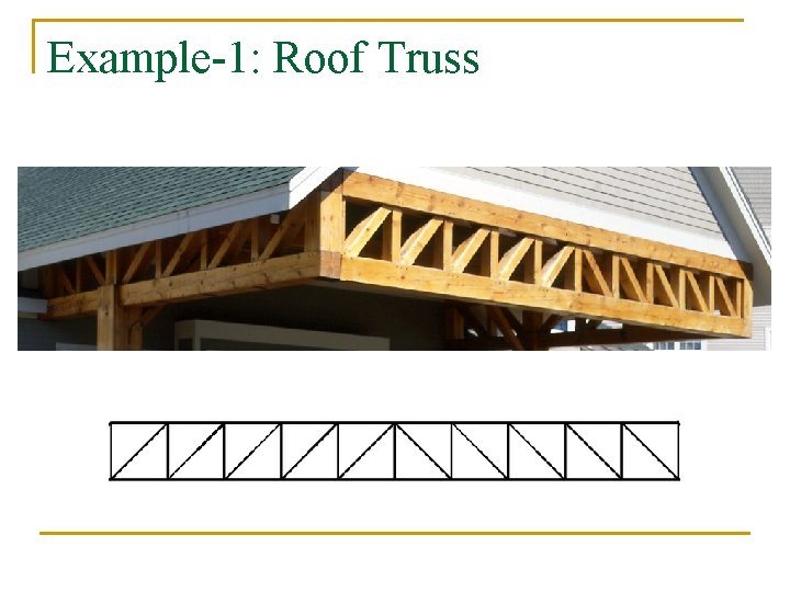 Example-1: Roof Truss 