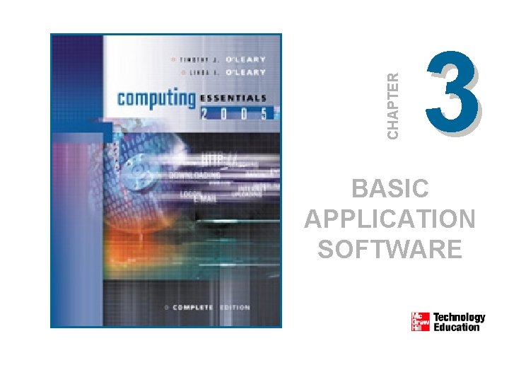 CHAPTER 3 BASIC APPLICATION SOFTWARE 