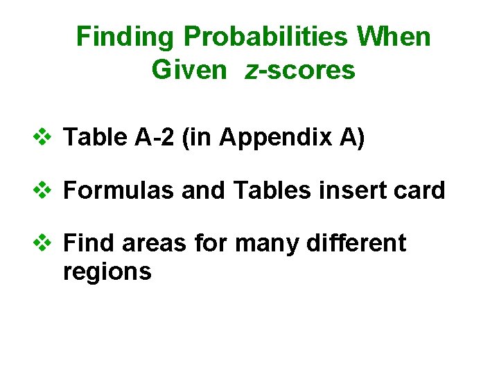 6 2 Key Concept The Standard Normal Distribution