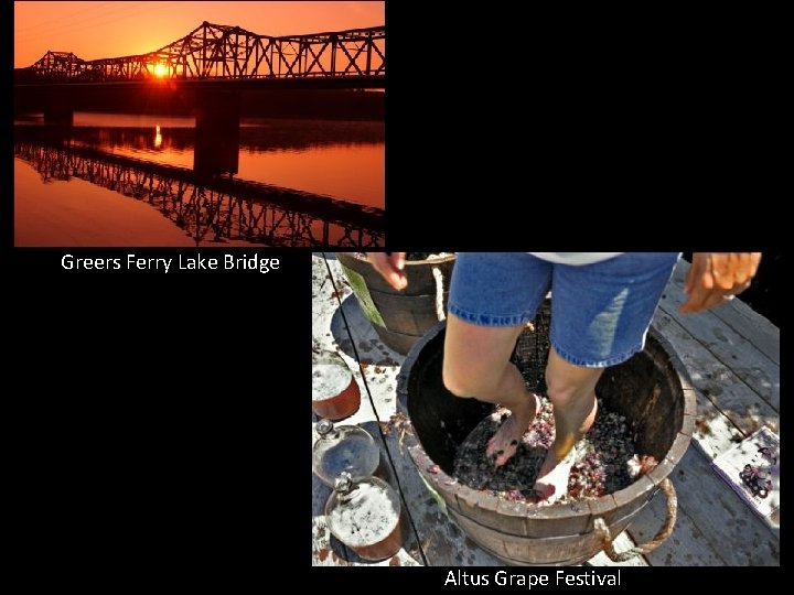 Greers Ferry Lake Bridge Altus Grape Festival 