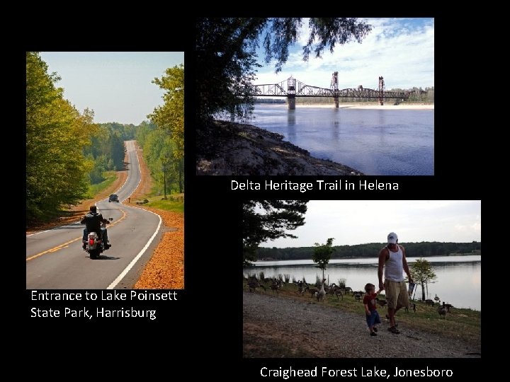 Delta Heritage Trail in Helena Entrance to Lake Poinsett State Park, Harrisburg Craighead Forest