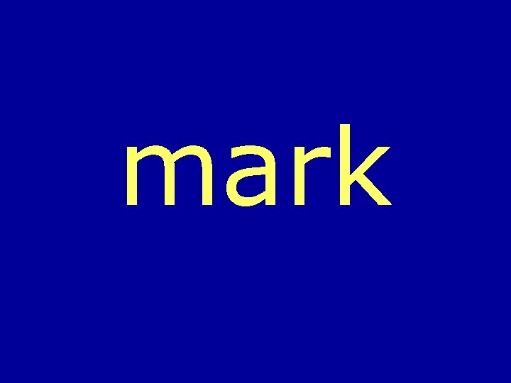 mark 