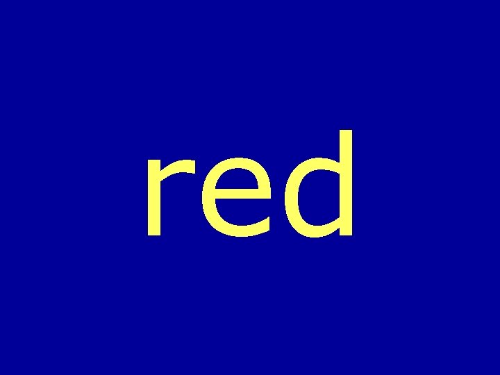 red 