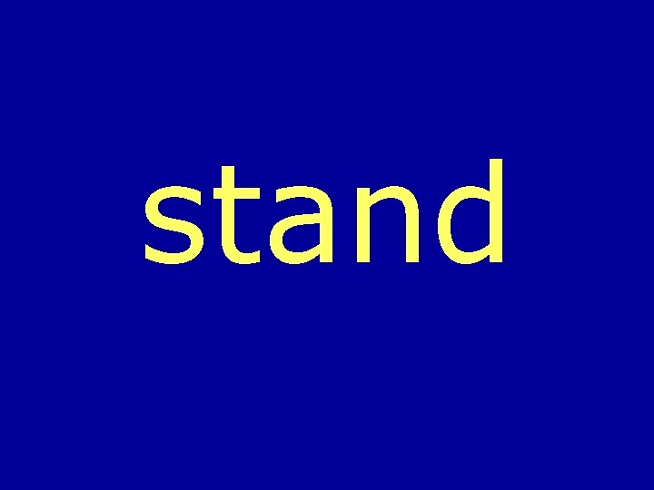 stand 