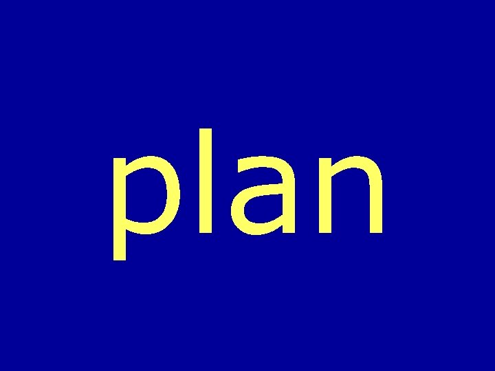 plan 