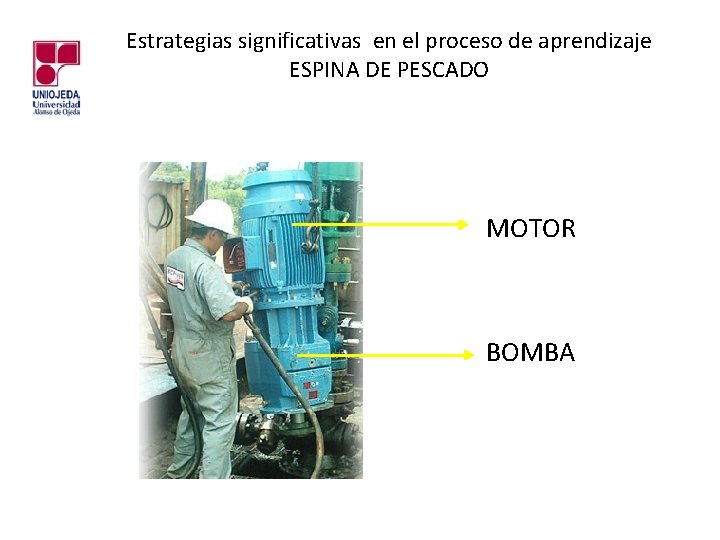 Estrategias significativas en el proceso de aprendizaje ESPINA DE PESCADO MOTOR BOMBA 