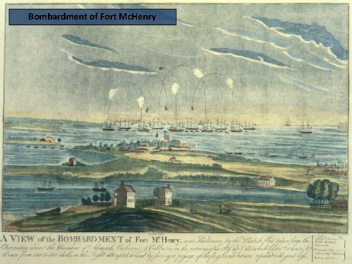 Bombardment of Fort Mc. Henry The Burning of Washington, D. C. Ruins of the