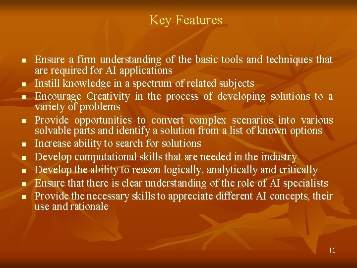 Key Features n n n n n Ensure a firm understanding of the basic