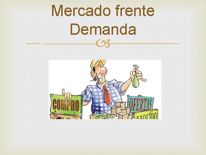 Mercado frente Demanda 