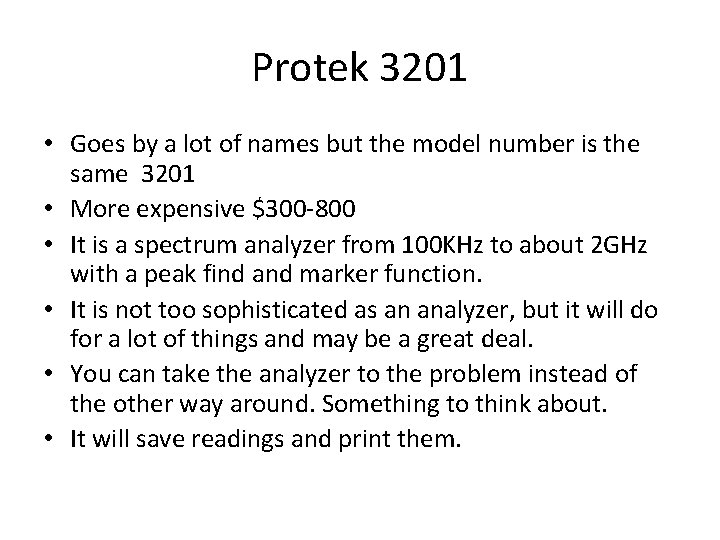 Protek 3201 • Goes by a lot of names but the model number is