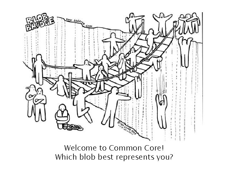 Welcome to Common Core! Which blob best represents you? 