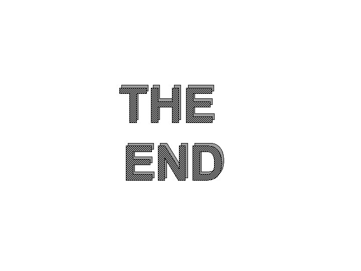 THE END 