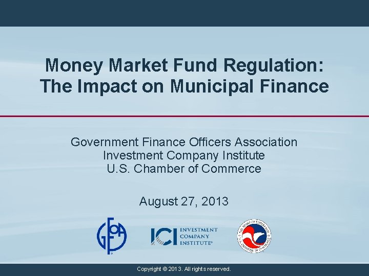 Money Market Fund Regulation The Impact on Municipal