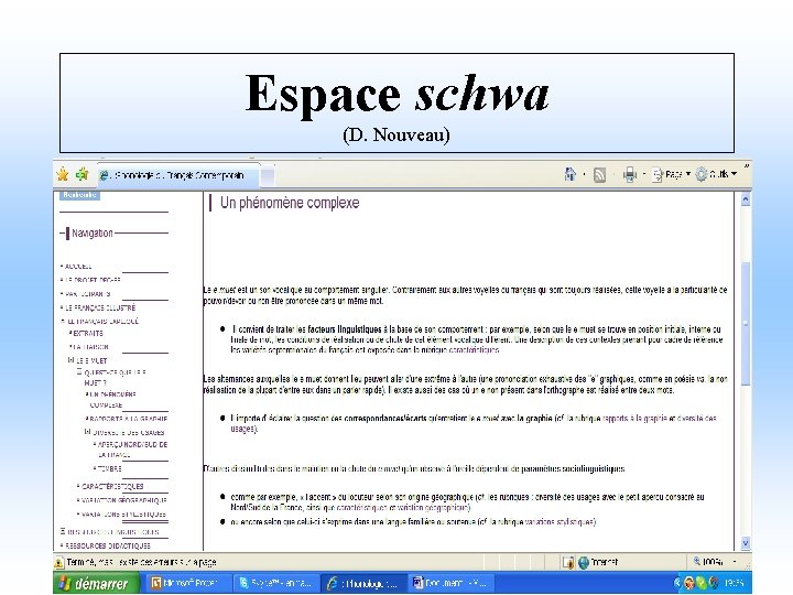 Espace schwa (D. Nouveau) 