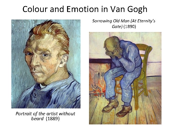 Colour and Emotion in Van Gogh Sorrowing Old Man (At Eternity’s Gate) (1890) Portrait