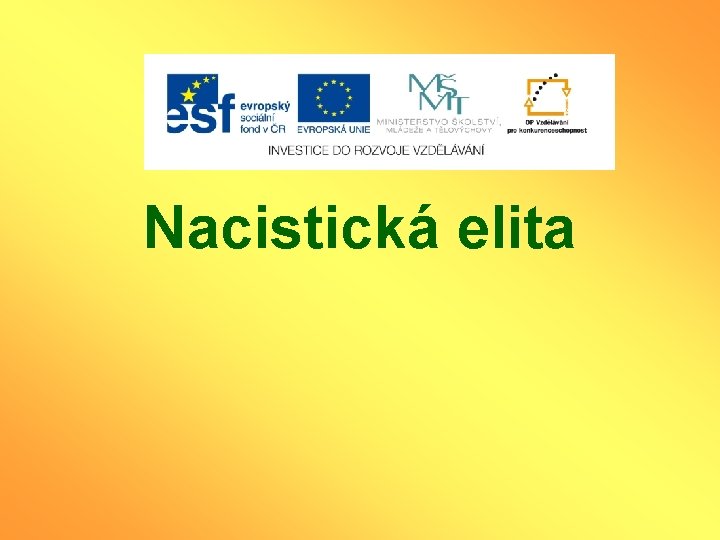 Nacistická elita 