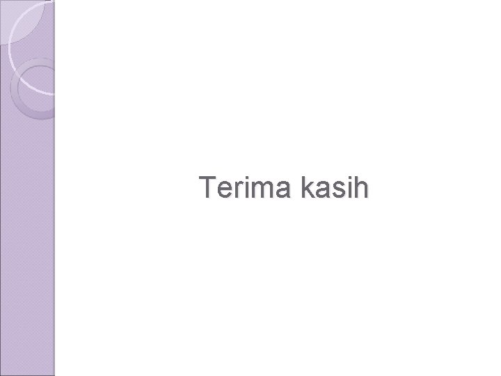 Terima kasih 