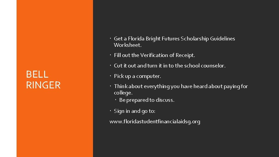  Get a Florida Bright Futures Scholarship Guidelines Worksheet. Fill out the Verification of