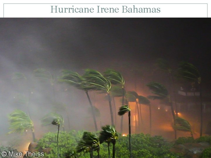 Hurricane Irene Bahamas 