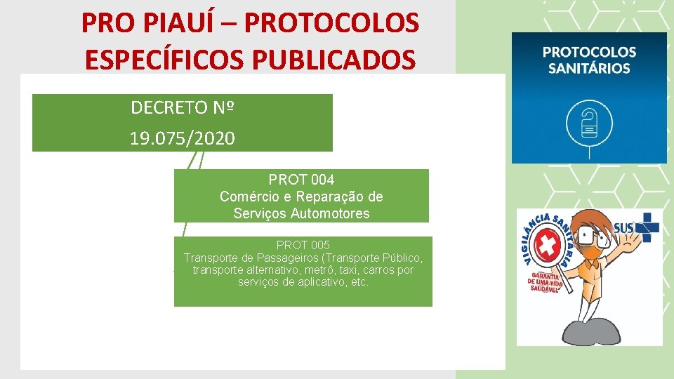 PRO PIAUÍ – PROTOCOLOS ESPECÍFICOS PUBLICADOS DECRETO Nº 19. 075/2020 PROT 004 Comércio e